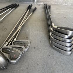 Golf Club Set - Nancy Lopez & Precision II Irons + Woods