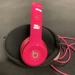 Beats Headphones -Hot Pink