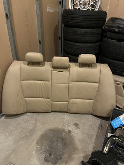 BMW E90 Rear Seats