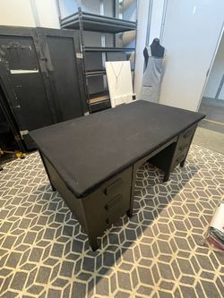 Vintage Black Desk