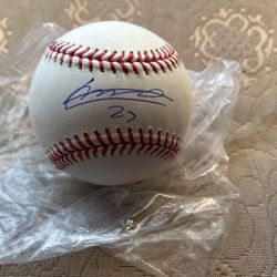 Vladimir Guerrero Jr. Signed OML Baseball