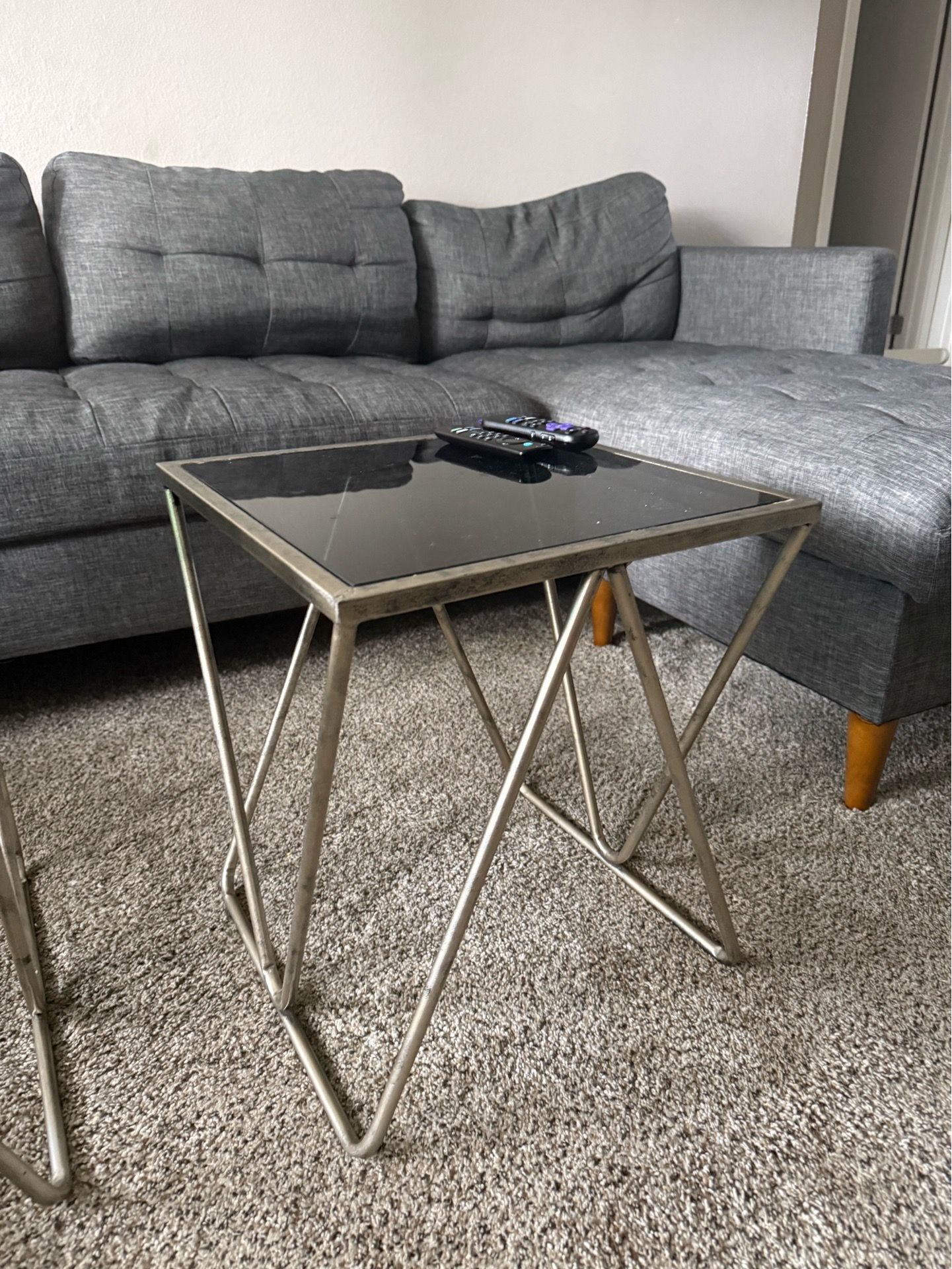 2 used side tables