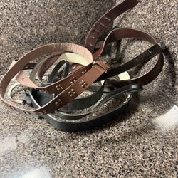 Variety Of Used Belts 