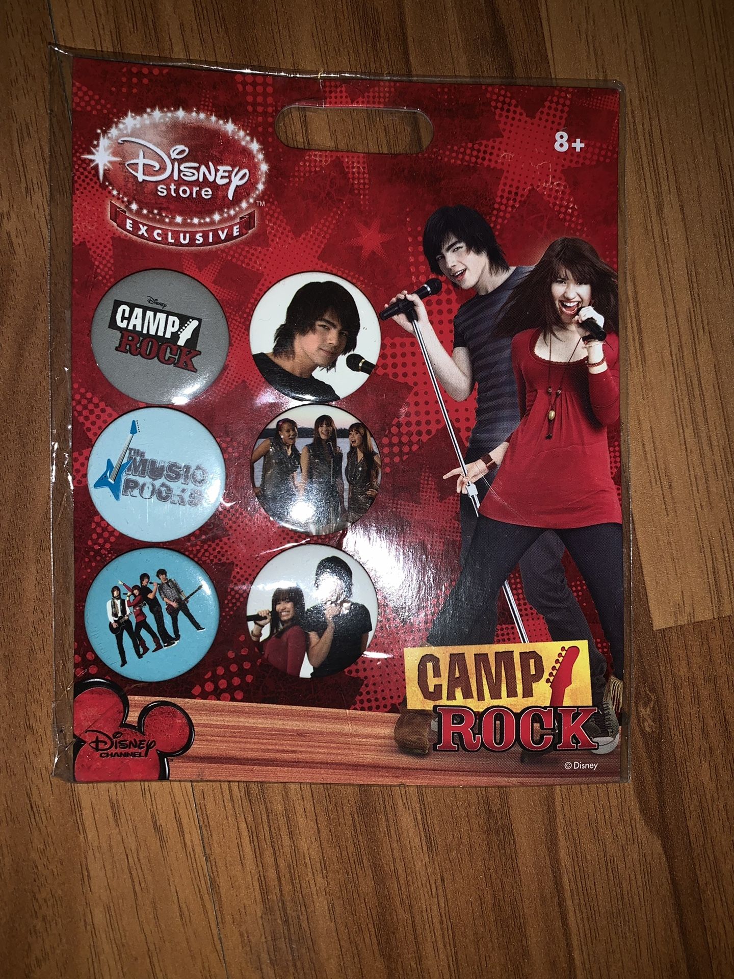 6 Camp Rock Collector Pins Disney Exclusive from the Disney Store Buttons