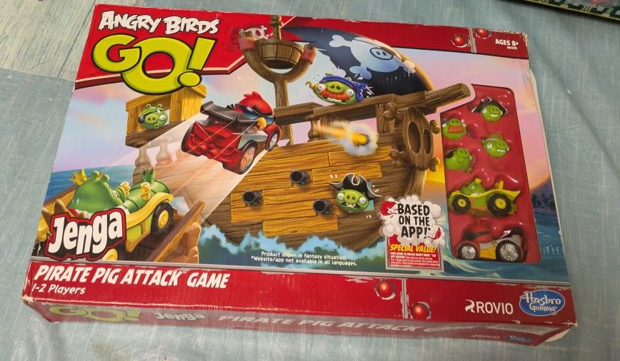 New Angry Birds Go! Jenga Pirate Pig Attack Game