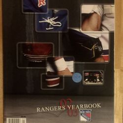 New York Rangers 2002-03 Yearbook Mark Messier Eric Lindros Great Ads,Photos, Stories & Stats VGC.