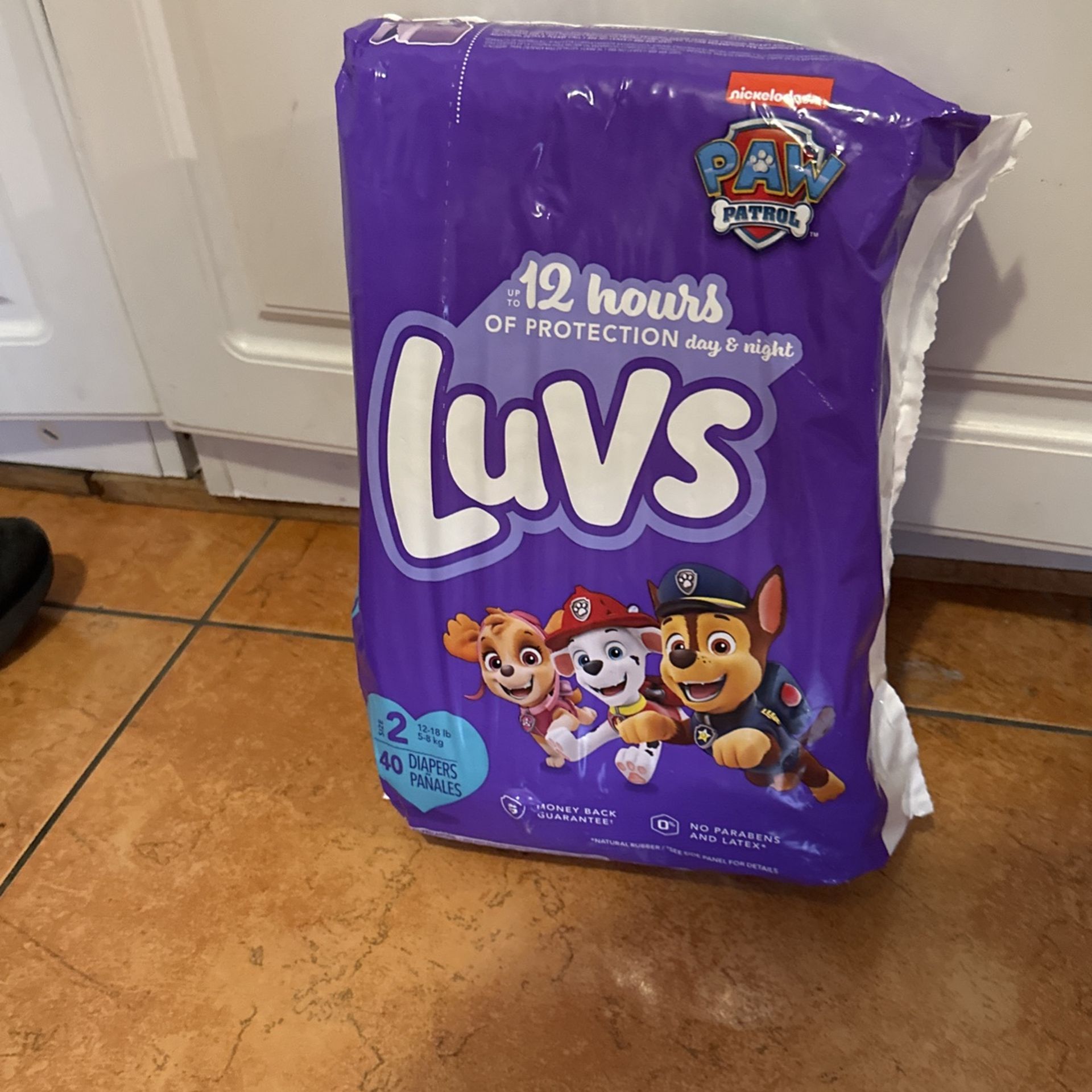Luvs Diapers Size 2 40 Ct New