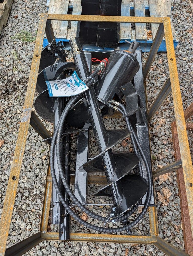 Mower King Skid Steer Post Hole Digger