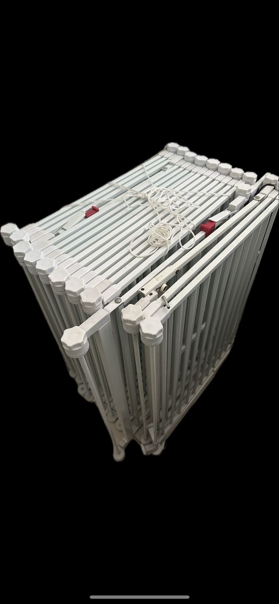 Dog Baby Fence With 2 Gates White Great Condition