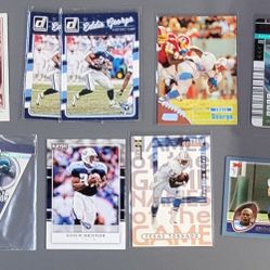 🏈 9 Card (8 Different) RB Eddie George Cards