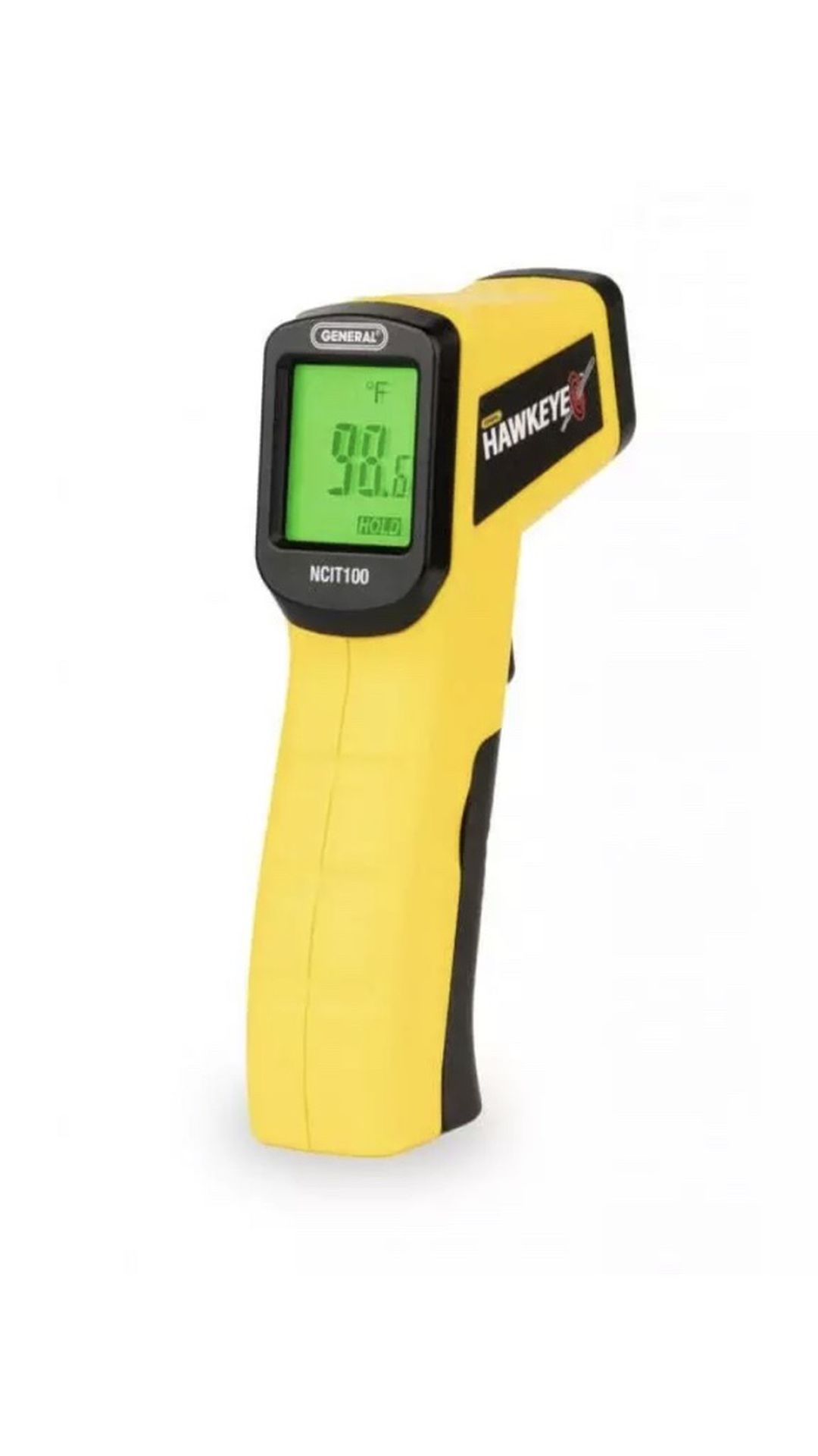 General Hawkeye No Contact LCD Infrared Thermometer NCIT100 Fast Quick Reading