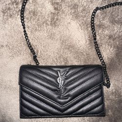 YSL SMALL LEATHER CROSS BODY BAG