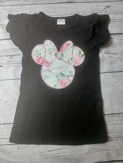 Girls Minnie Mouse Shirt (XL/6T)
