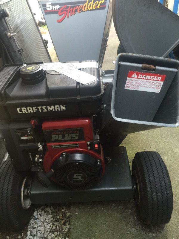 CRAFTSMAN SHREDDER 5hp