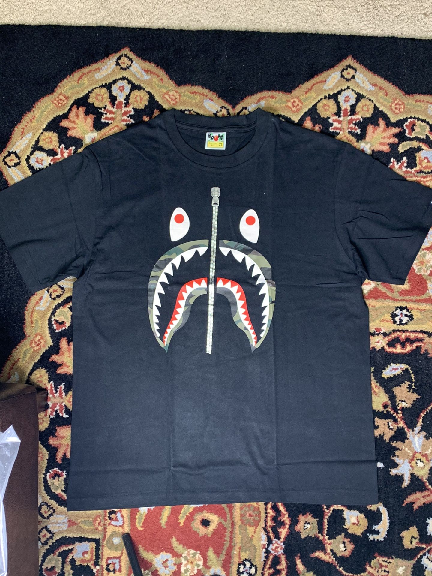 Bape Camo Shark Tee