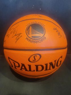 2016-17 Golden State Warriors NBA Champions Team signed basketball