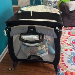  More Like This Graco Pack 'n Play Day2Dream Travel Bassinet Playard Features Portable Bassinet Diaper Changer and More 