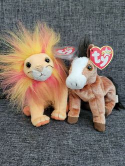 2000 TY Beanie Baby Lion Horse