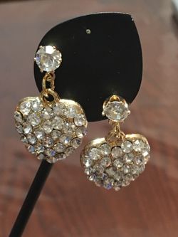 Rhinestone earrings