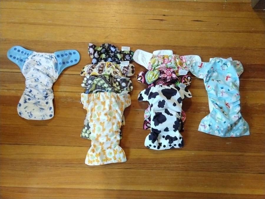 Lot of All-in-One Cloth Diapers