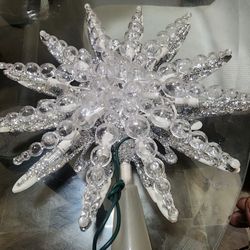 Star Bubble Light Of Christmas Tree Topper 10 In Excellent Condition