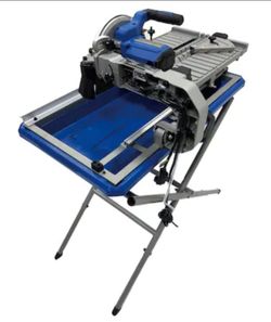 Kobalt Folding Head 9 -Amp 7-in -Blade Sliding Table Tile Saw with Stand