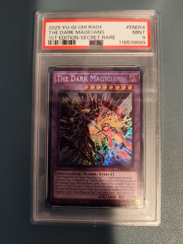 Yu-Gi-Oh! Card - The Dark Magicians (RA04-EN054) - Super Rare 1st Edition - Quarter Century Stampede