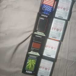 4 BRAND NEW ZIPPO LIGHTERS 