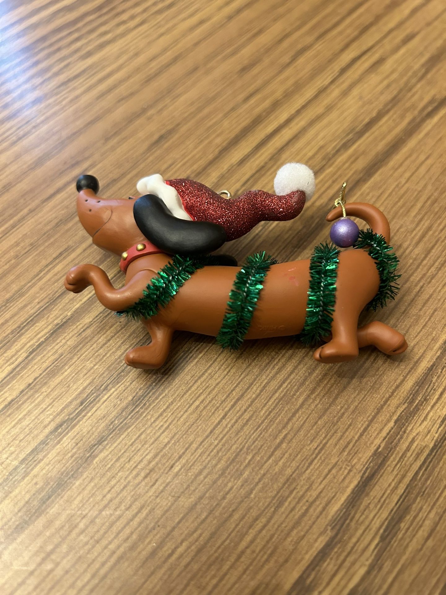 2016 Hallmark WIENER WONDERLAND Dachshund Dog Christmas Tree Ornament  As pictured - no box