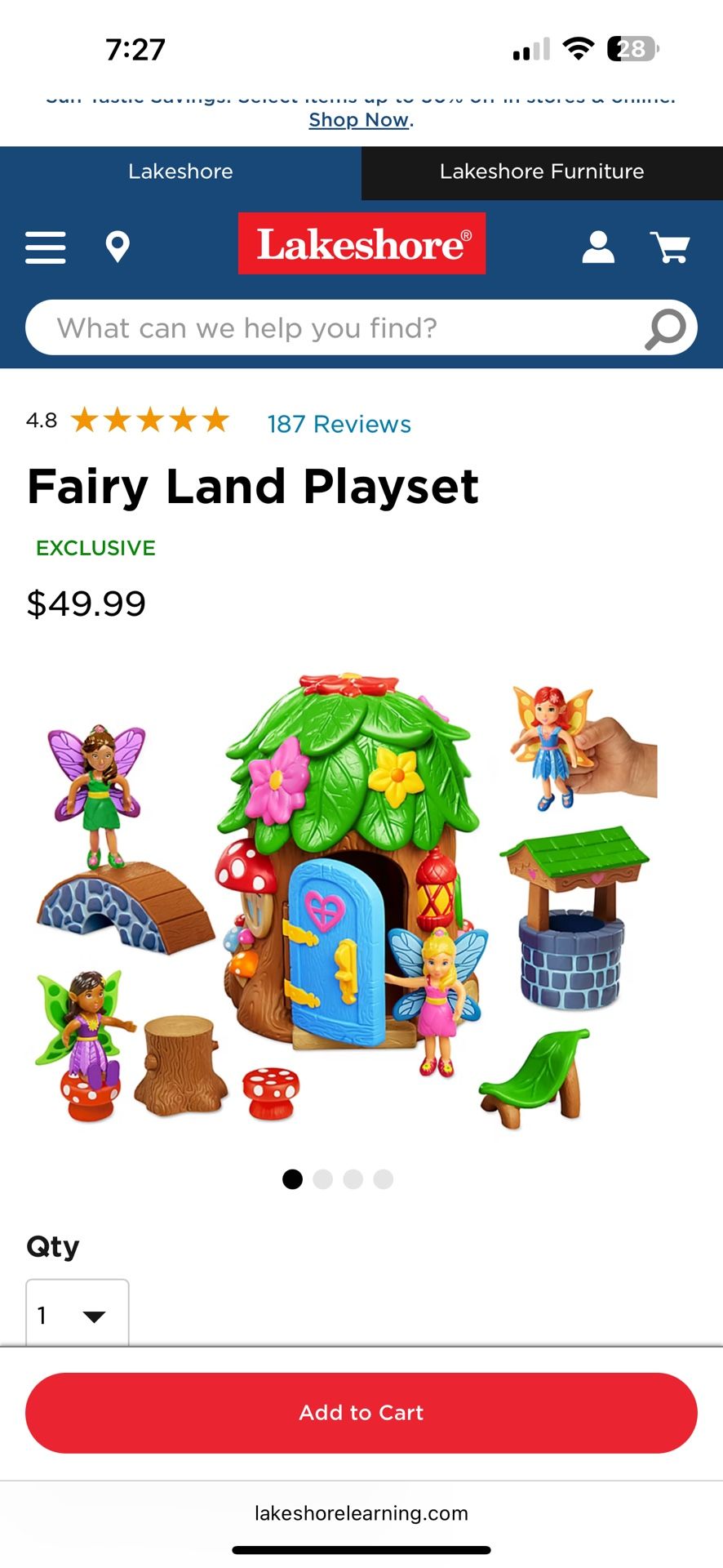 Lakeshore Fairy Land playset