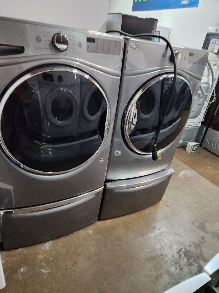 💯💢SET WHILPPOL STEAM WASHER AND ELECTRIC DRYER 💯 WITH WARRANTY