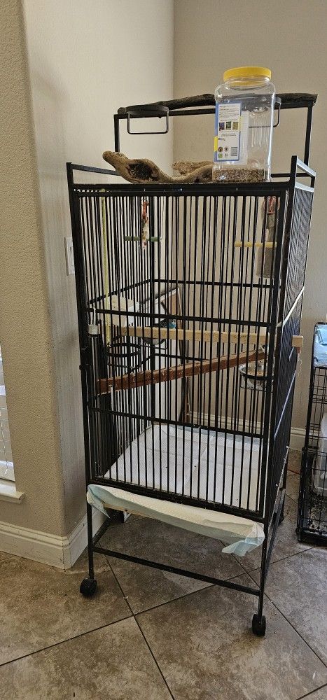 Bird Cage And Accessories
