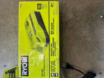 Ryobi Dual Platform Charger 18V/40V New