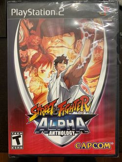 Streetfighter Alpha anthology PlayStation 2 brand new seal sealed