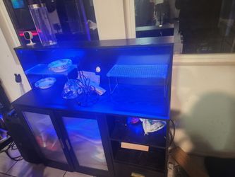 Black led cabinet