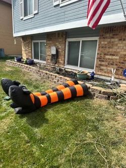 Airblown Inflatable Witch Legs Halloween Décor