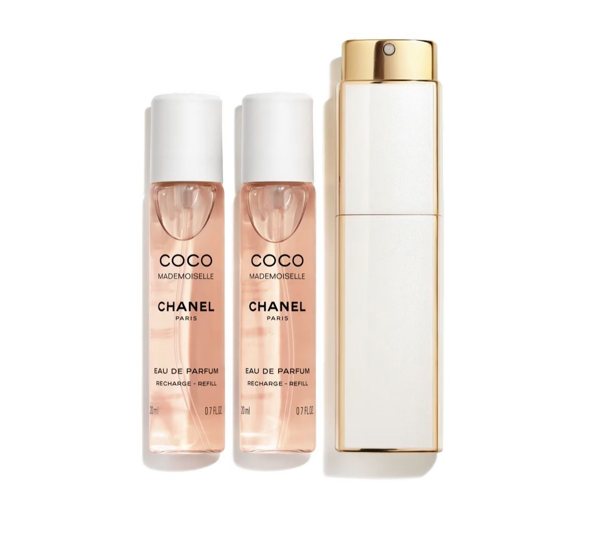 Pack Of 3 Coco Chanel Perfume With Twist And Spray Cover