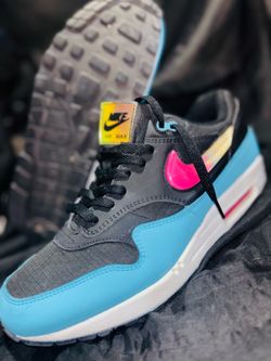 Nike Air Max 1 Jelly Jewel Swoosh Black Blue Fury Mens sneaker