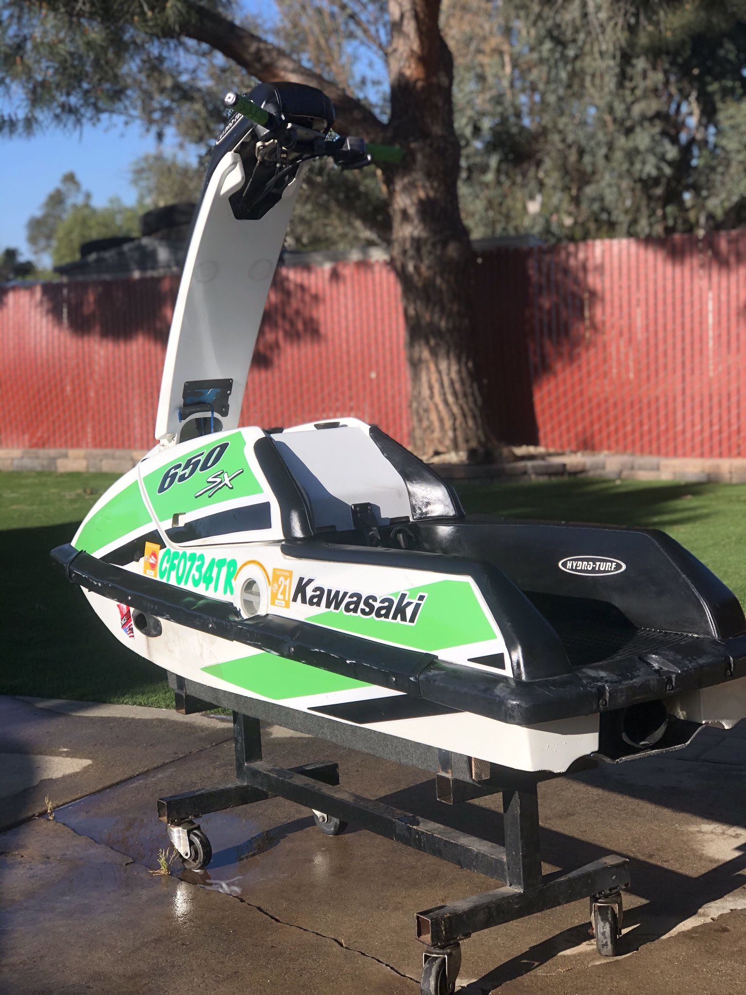 1988 Kawasaki 650 SX Stand Up Jet Ski .