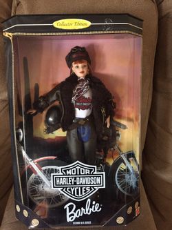 Vintage Harley Davidson Barbie and Ken Dolls