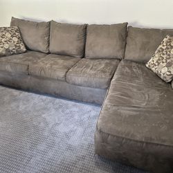 Sectional Sofa Pullout Bed W/ Chaise 