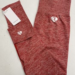 Women's Best Wear MOVE SEAMLESS LEGGINGS COLOR: Red Marl