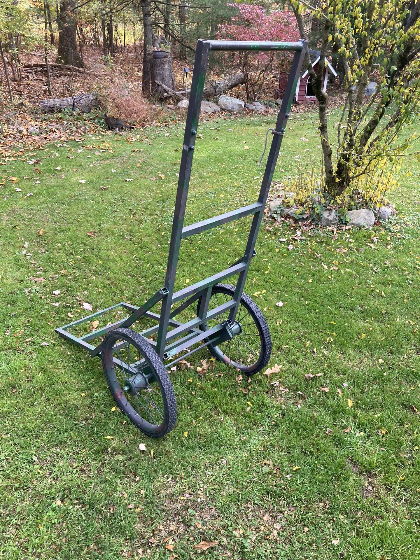 Camo Aluminum Deer Hauler / Yard Cart - Folds Flat