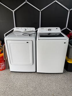 Electric Samsung washer and dryer