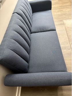 Blue sofa