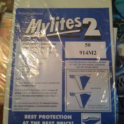 50 Mylites 2 Graded Comic Bags