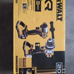 Dewalt XR 20-Volt Hammer Drill And Impact Kit 