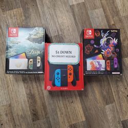 Nintendo Switch Oled - 90 DAY WARRANTY - $1 DOWN - NO CREDIT NEEDED 