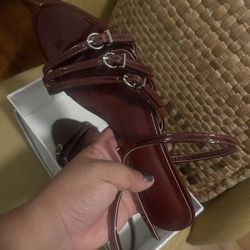 Burgundy Heels