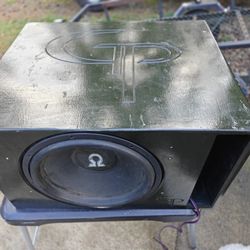 Huge 15" Subwoofer In Big Ported Box